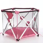 Extralink Kids žaidimų aptvaras ir kamuoliukų baseinėlis &ndash; sulankstomas sausas baseinas vaikams, 120x68 cm, pilkas
