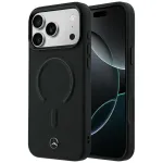 Mercedes-Benz Originalios odos MagSafe dėklas, skirtas iPhone 18 Pro / 17 Pro, juodas