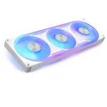 NZXT F360U Ultra RGB 120mm ventiliatorių rinkinys (3 vnt.), baltas