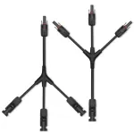 Qoltec MC4 Y tipo saulės &scaron;akos jungtis, pora, 1000V 30A IP67