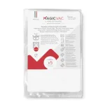 MagicVac 50 vakuuminio pakavimo mai&scaron;eliai 40x60 cm (50 vnt.) &ndash; universalūs reljefiniai maisto laikymo mai&scaron;eliai i&scaron;oriniams vakuuminiams pakavimo įrenginiams