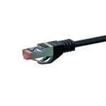 DSIT CAT 6 S/FTP LSOH tinklo jungiamasis laidas, 5 m, juodas