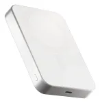 ZENS Powerbank Slim Qi2 Al 10000mah Baltas