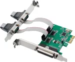 InLine&reg; PCIe sąsajos kortelė, 2x RS-232 + 1x lygiagretusis prievadas