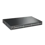 TP-Link JetStream TL-SG3452XP valdomas L2+ Gigabit Ethernet (10/100/1000) komutatorius su PoE, 1U, juodas