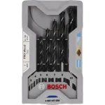 Bosch PRO Wood spiralinių grąžtų rinkinys, 7 vnt., 3-10 mm