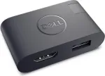 Dell USB Type-C į HDMI/USB Type-A adapteris (DA20) - 4K HDMI, USB 3.0, juodas