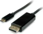 SECOMP USB-C į DisplayPort adapterio kabelis 1.2 ST/ST 2m juodas S3733