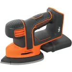 Black & Decker BDCDS18N 18 V belaidis delta &scaron;lifuoklis, be baterijos ir pakrovėjo, oranžinis/juodas