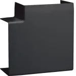 Hager LFF6011059011 plok&scaron;čiasis kampas su pjūvio uždengimu, grafito juodas, 60x110 mm kanalams