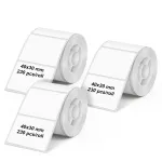 Olympia 6321 termo etikečių ritinys 40 mm x 30 mm baltas, 690 etikečių