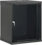 Intellinet 19 inch sieninis stelažo spintos korpusas, Basic Line, 12U, 400 mm gylio, juodas RAL 9005 (716697)