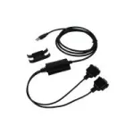 EXSYS EX-1322 USB 2.0 į dvigubą RS-232 serijinį adapterį