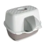 STEFANPLAST Katinų tualetas Tres Chic Outdoor 56x54.5x39cm Baltas/&Scaron;viesiai pilkas