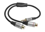 celexon Professional stereo jack &ndash; 2x RCA M/F garso adapteris