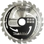 Makita Specialized EFFICUT diskinio pjūklo diskas medienai ir metalui, 190 mm, 24 dantys (B-64191)