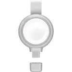 4smarts QI2 Smartwatch Silver USB Wireless Fast Charging &ndash; belaidis greitasis Apple Watch ir AirPods įkroviklis