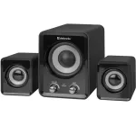 Garsiakalbių sistema DEFENDER Z4 laidinė 2.1, 11 W RMS, juoda, USB 5V maitinimas, 3,5 mm ausinių i&scaron;vestis