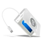 AXAGON ADSA-1S USB 2.0 &ndash; 2,5 colio SATA SSD/HDD jungtis su dėklu, 480 Mbit/s, balta