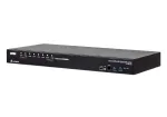 ATEN 8 prievadų USB 3.0 4K HDMI KVM jungiklis, 4096 x 2160 pikselių, 4K Ultra HD, 9,77 W, juodas