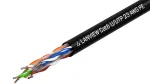 Lanview LVN122151 tinklo kabelis juodas 305 m Cat6 U/UTP UTP 10000 Mbit/s