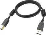 Vision Professional USB kabelis &ndash; USB (M) į USB Type B (M) &ndash; USB 2.0 &ndash; 2 m &ndash; Juodas