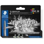 Feltinis ra&scaron;iklis Staedtler Pigment Arts Intensiv Pen juodas 2 vnt.