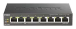 Nevaldomas jungiklis D-Link DGS-1008P/E, L2, 8 prievadų, PoE