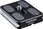 Walimex Mantona greito atleidimo plok&scaron;telė Arca Swiss, 50 mm, juoda (1021461)