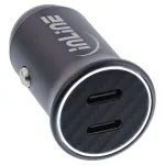 InLine 31502Y automobilinis USB įkroviklis su PD 3.0, 2x USB-C, juodas