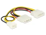 Vidinis maitinimo laidas DeLOCK 83658 0,39 m 3 kontaktų į 2 x Molex 4 kontaktų