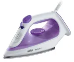 Braun TexStyle 1 SI 1080.VI garinis lygintuvas su SuperCeramic padu, 2000 W, juodai violetinis