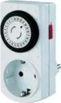 Bachmann Mini mechaninis laikmatis - automatinis tinklo jungiklis - AC 230 V - 3680 W - baltas (852.104)