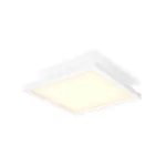 Philips Aurelle Square Panel LED lubinis &scaron;viestuvas, i&scaron;manus, Bluetooth/Zigbee, baltas, aliuminis, kintama spalvos temperatūra
