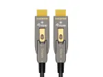 EQUIP HDMI 2.0 aktyvus optinis kabelis 15 m &mdash; nuimamas A/D tipas, 4K@60Hz, 18 Gbit/s, auksuoti kontaktai