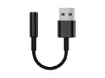 Equip 147945 USB-A į 3.5 mm garso adapteris, 0.15 m, juodas