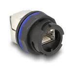 Delock 67047 RJ45 Cat.6A skydinis lizdas su LSA prijungimu, juodas