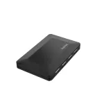 Hama 00200122 USB 2.0 4 prievadų &scaron;akotuvas, 480 Mbit/s, juodas