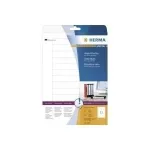 HERMA Special - Permanent selbstklebende, matte Papieretiketten f&uuml;r Videokassetten - wei&szlig; - 147,3 x 20 mm - 325 Etikett(en) (25 Bogen x 13) (5069)