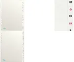 Kartoninis skirstytuvas Oxford 100204598, A4, baltas