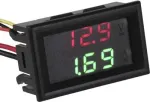 VAM10010 &ndash; LCD įtampos ir srovės matuoklis 3,5 V &ndash; 30 V DC