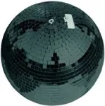 EUROLITE Disco Ball 30 cm juodas &ndash; veidrodinis rutulys scenos ir vakarėlių ap&scaron;vietimui (50120058)