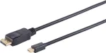 Mini DisplayPort į DisplayPort laidas ShiverPeaks BS10-52025, 1 m, palaiko iki 3840&times;2160