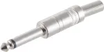 Mono 2 polių 6,3 mm Jack ki&scaron;tukas ShiverPeaks 22220506 Metal, 6,3 mm monofoninis jungtis