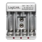LOGILINK akumuliatorių įkroviklis Ni-MH / Ni-Cd AA / AAA / 9V