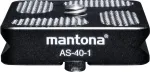 Walimex Mantona greito atleidimo plok&scaron;telė Arca Swiss, 40 mm, juoda (1021460)