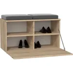 Uždaras batų spintelė Top e Shop OPAL SZAFKA SONOMA ąžuolas, 850&times;450 mm, medžio drožlių plok&scaron;tė, 16 mm rėmas