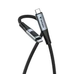 Verbatim Sync & Charge USB C į USB C 100W Display 120 cm, 1,2 m, USB C, USB C, USB 2.0, 0,48 Gbit/s, Juoda