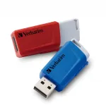 Verbatim Store 'n' Click USB 3.2 Gen 1 atmintukas 2x32 GB raudonas/mėlynas
