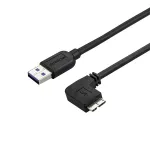 StarTech.com USB 3.0 laidas Micro USB - A tipo / Micro USB B tipo, stačiu kampu, 0,5 m